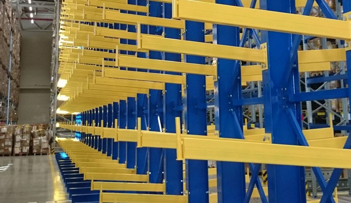 Стеллажи консольные металлические складские Стеллажи консольные металлические складские